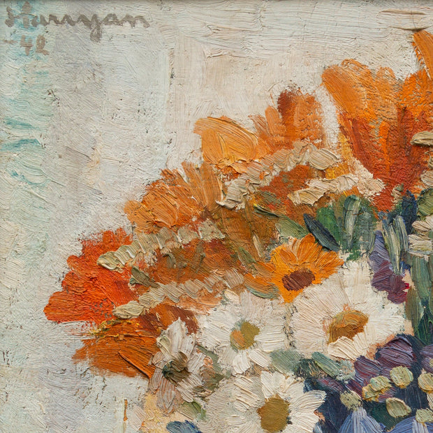Harry Harryan - Still Life With Flowers in a Vase - CLASSICARTWORKS