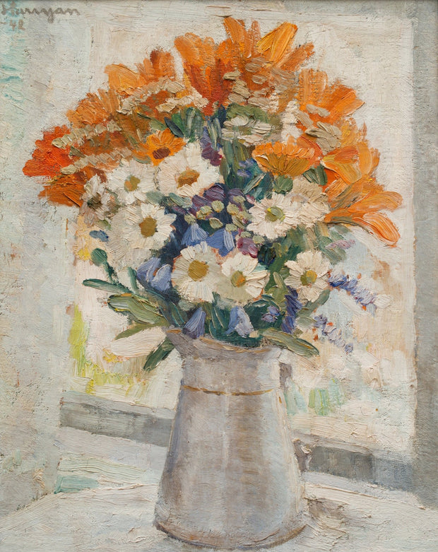 Harry Harryan - Still Life With Flowers in a Vase - CLASSICARTWORKS
