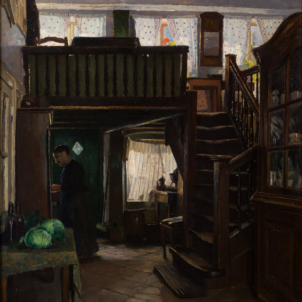 Henrik Nordenberg - Woman Preparing Vegetables - CLASSICARTWORKS