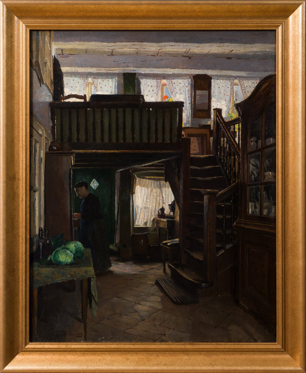 Henrik Nordenberg - Woman Preparing Vegetables - CLASSICARTWORKS