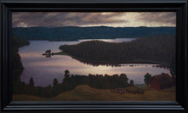 Hilding Werner - Moonlight Over Krokvattnet (near Glafsfjorden) - CLASSICARTWORKS