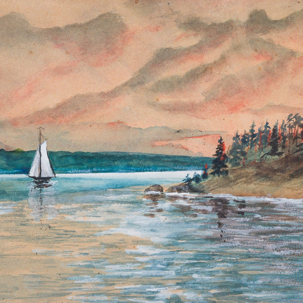 Hilding Werner - Solnedgång (Sunset), 1897 - CLASSICARTWORKS