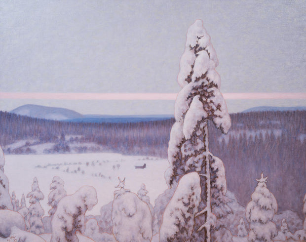 Hilding Werner - Vinterafton (Winter Evening), 1937 - CLASSICARTWORKS