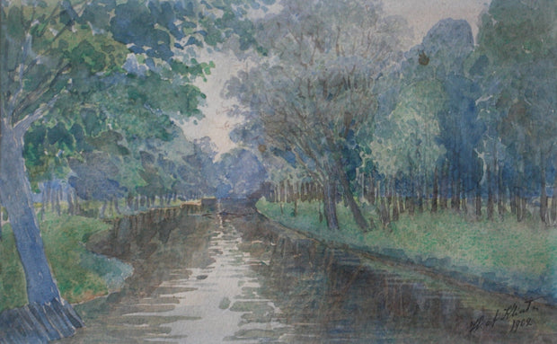 HILMA AF KLINT - STREAM IN A LANDSCAPE - CLASSICARTWORKS