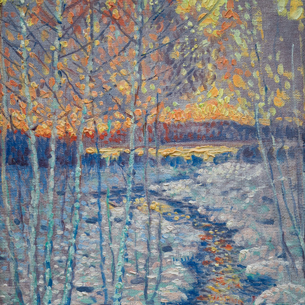 Ivan Constantin Johansson - When Winter Melts into Spring, 1917 - CLASSICARTWORKS