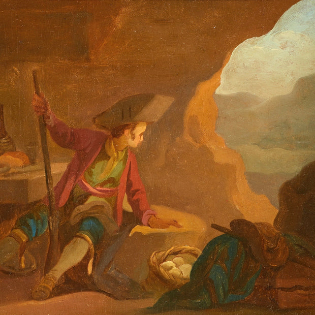 JOHAN EDVARD MANDELBERG - TRAVELERS IN A CAVE - CLASSICARTWORKS