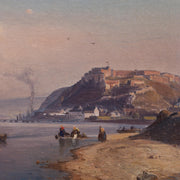 Karl Adloff - View of Koblenz from the Rhine towards the Fortress of Ehrenbreitstein, 1855 - CLASSICARTWORKS