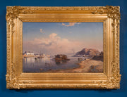 Karl Adloff - View of Koblenz from the Rhine towards the Fortress of Ehrenbreitstein, 1855 - CLASSICARTWORKS
