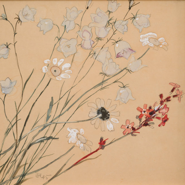 Olle Hjortzberg - Still Life With Meadow Flowers, 1945 - CLASSICARTWORKS