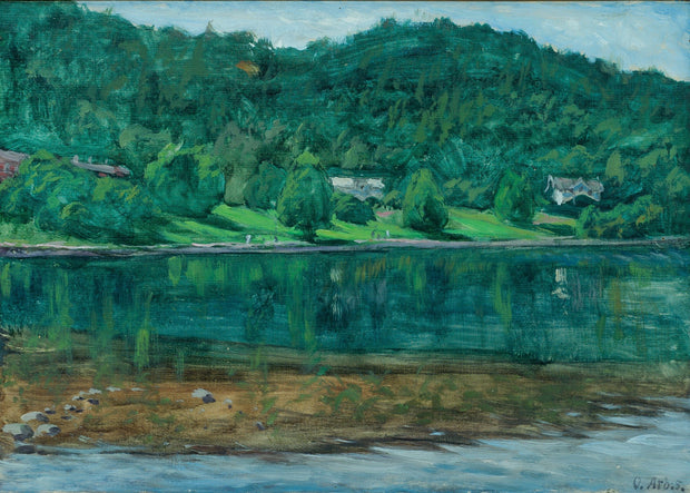 Olof Arborelius - Landscape, likely from the Uddevalla area - CLASSICARTWORKS