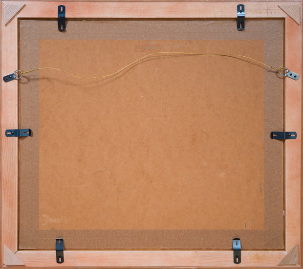 Olof Walfrid Nilsson - Autumn Landscape by the Lake (1935) - CLASSICARTWORKS