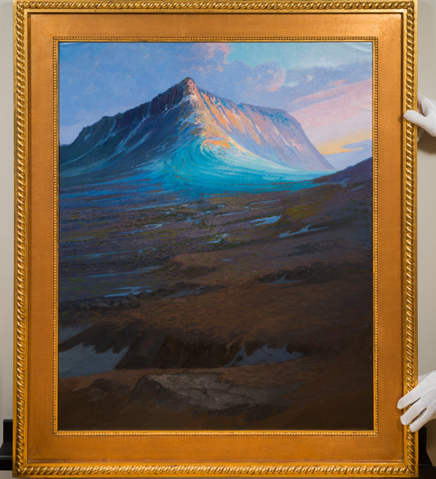 Olof Walfrid Nilsson - Mountain in Evening Sun - CLASSICARTWORKS
