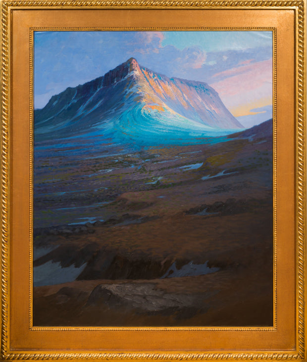 Olof Walfrid Nilsson - Mountain in Evening Sun - CLASSICARTWORKS
