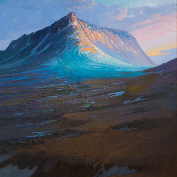 Olof Walfrid Nilsson - Mountain in Evening Sun - CLASSICARTWORKS