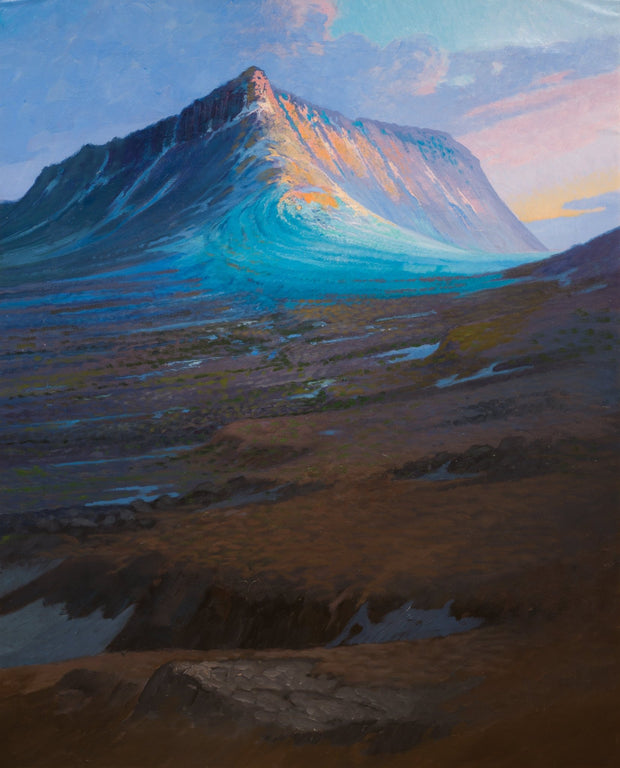 Olof Walfrid Nilsson - Mountain in Evening Sun - CLASSICARTWORKS