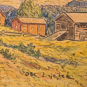 Oscar Lycke - Fäbod Settlement near Liden - CLASSICARTWORKS