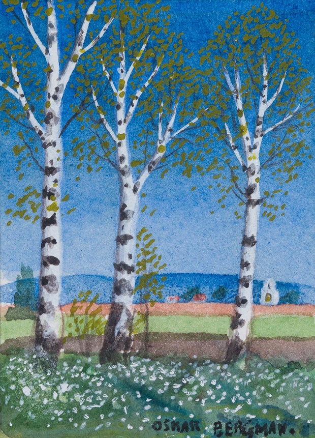 Oskar Bergman - Plains Landscape - CLASSICARTWORKS