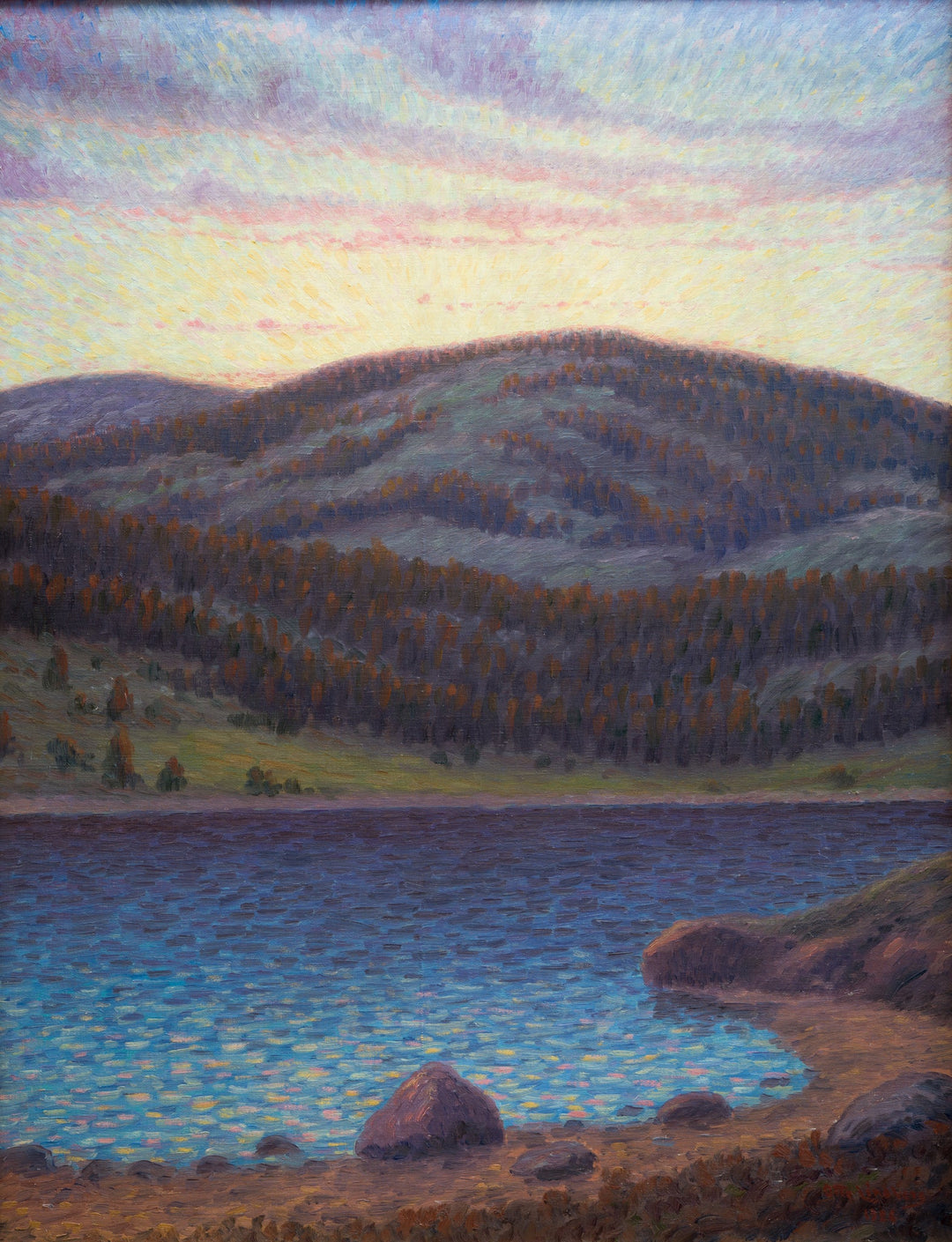 Otto Lindberg - Landscape from the North of Sweden – CLASSICARTWORKS