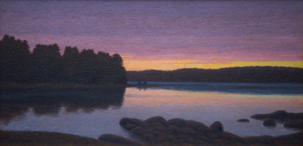 Otto Lindberg - Sunset over the Lake, 1935 - CLASSICARTWORKS