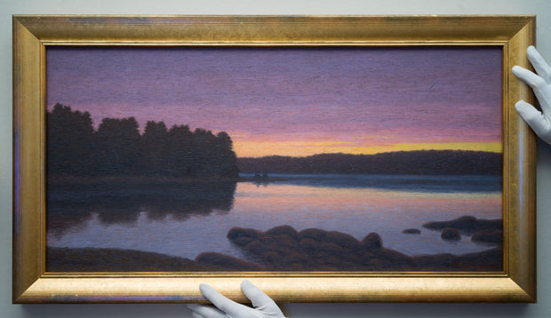 Otto Lindberg - Sunset over the Lake, 1935 - CLASSICARTWORKS