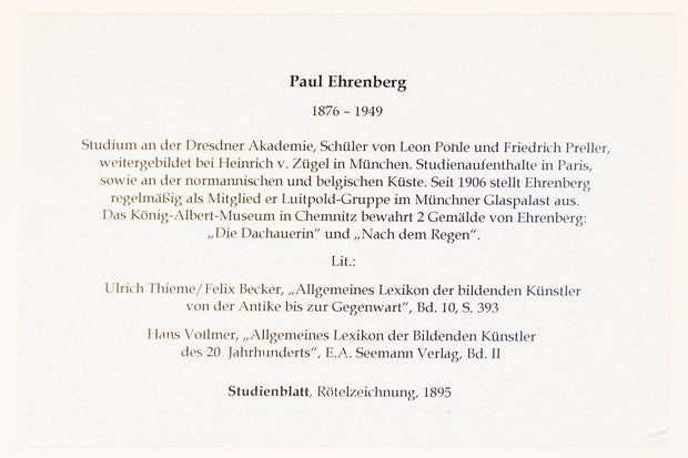 Paul Ehrenberg - Sleeping Boy, 1895 - CLASSICARTWORKS