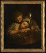 PHILIPPE MERCIER - LOVERS BY CANDLELIGHT - CLASSICARTWORKS