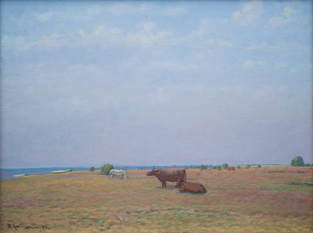 Reinhold Ljunggren - Äng vid Kalmarsund, 1947 - CLASSICARTWORKS