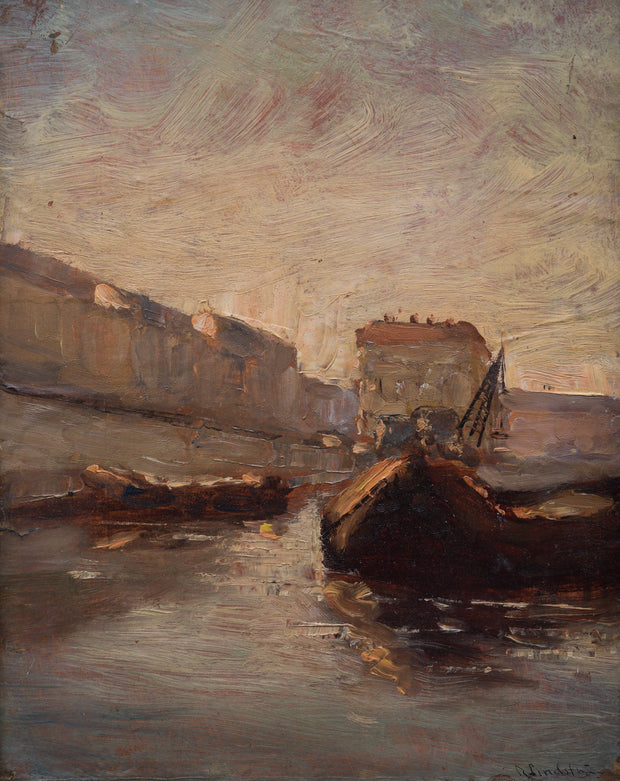 Rikard Lindström - Canal Scene - CLASSICARTWORKS