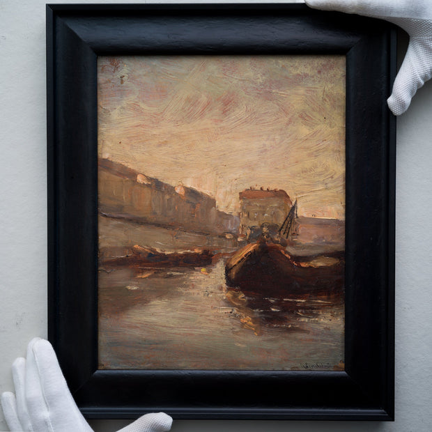 Rikard Lindström - Canal Scene - CLASSICARTWORKS