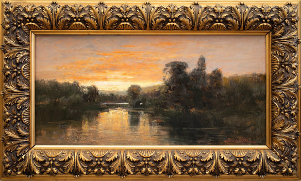 Severin Nilsson - Lake View in the Evening Light - CLASSICARTWORKS