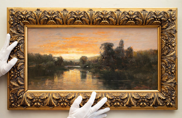 Severin Nilsson - Lake View in the Evening Light - CLASSICARTWORKS