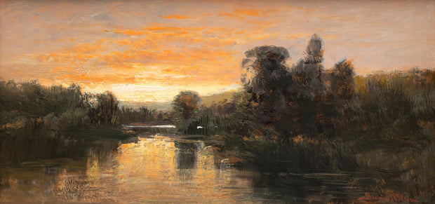Severin Nilsson - Lake View in the Evening Light - CLASSICARTWORKS