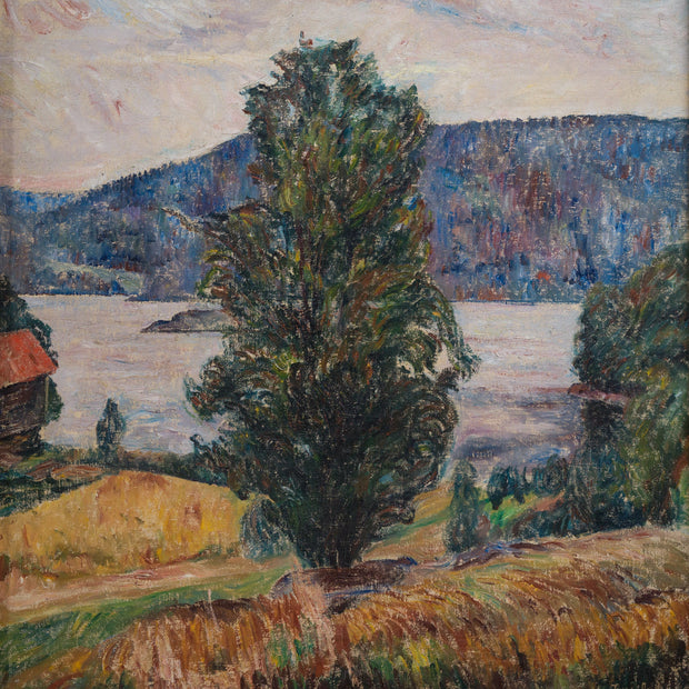 Ture Ander - The Tree by the Lake, Värmland - CLASSICARTWORKS