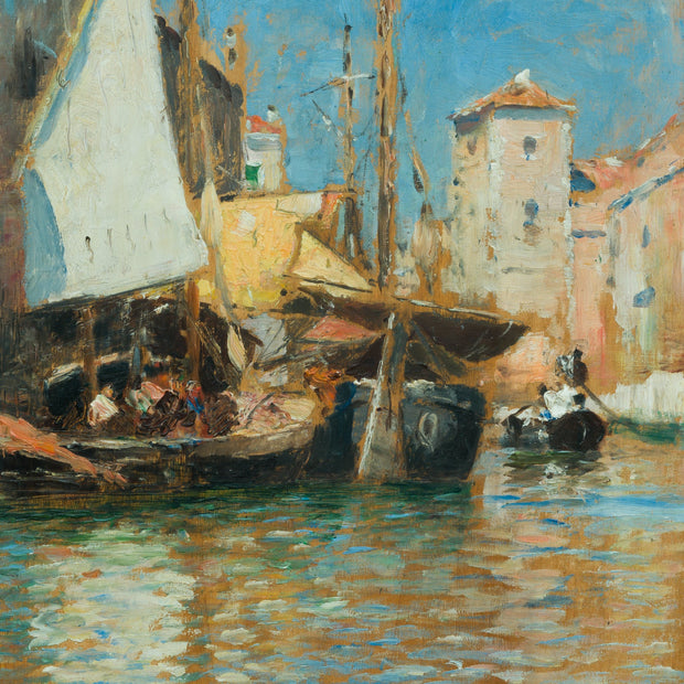Wilhelm von Gegerfelt - Canal in Venice - CLASSICARTWORKS