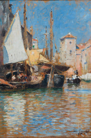 Wilhelm von Gegerfelt - Canal in Venice - CLASSICARTWORKS