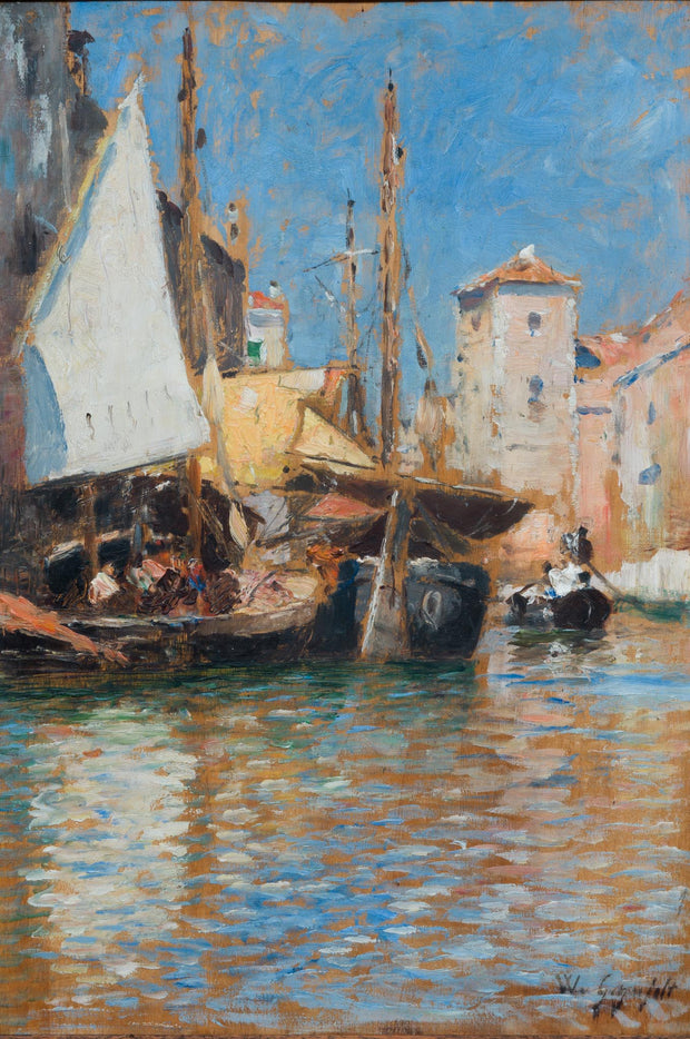 Wilhelm von Gegerfelt - Canal in Venice - CLASSICARTWORKS