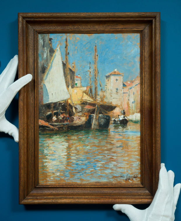 Wilhelm von Gegerfelt - Canal in Venice - CLASSICARTWORKS