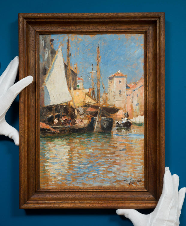 Wilhelm von Gegerfelt - Canal in Venice - CLASSICARTWORKS