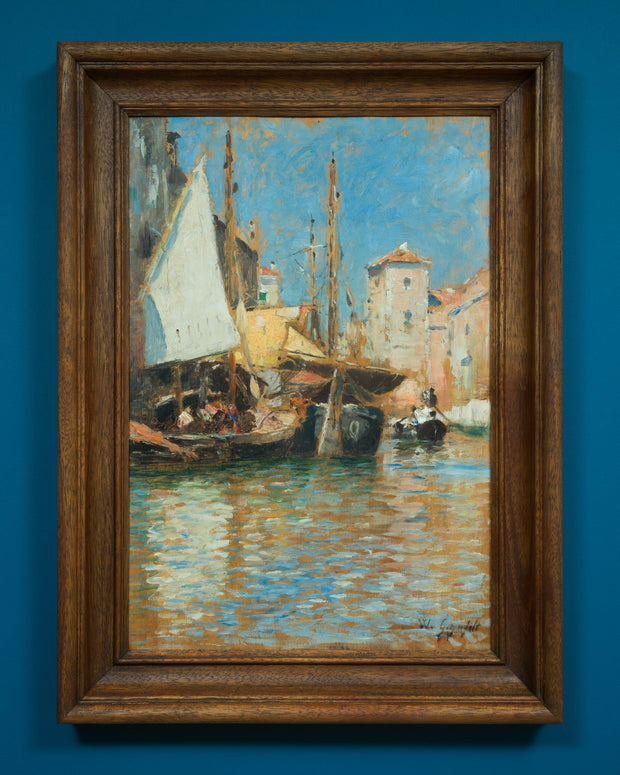 Wilhelm von Gegerfelt - Canal in Venice - CLASSICARTWORKS